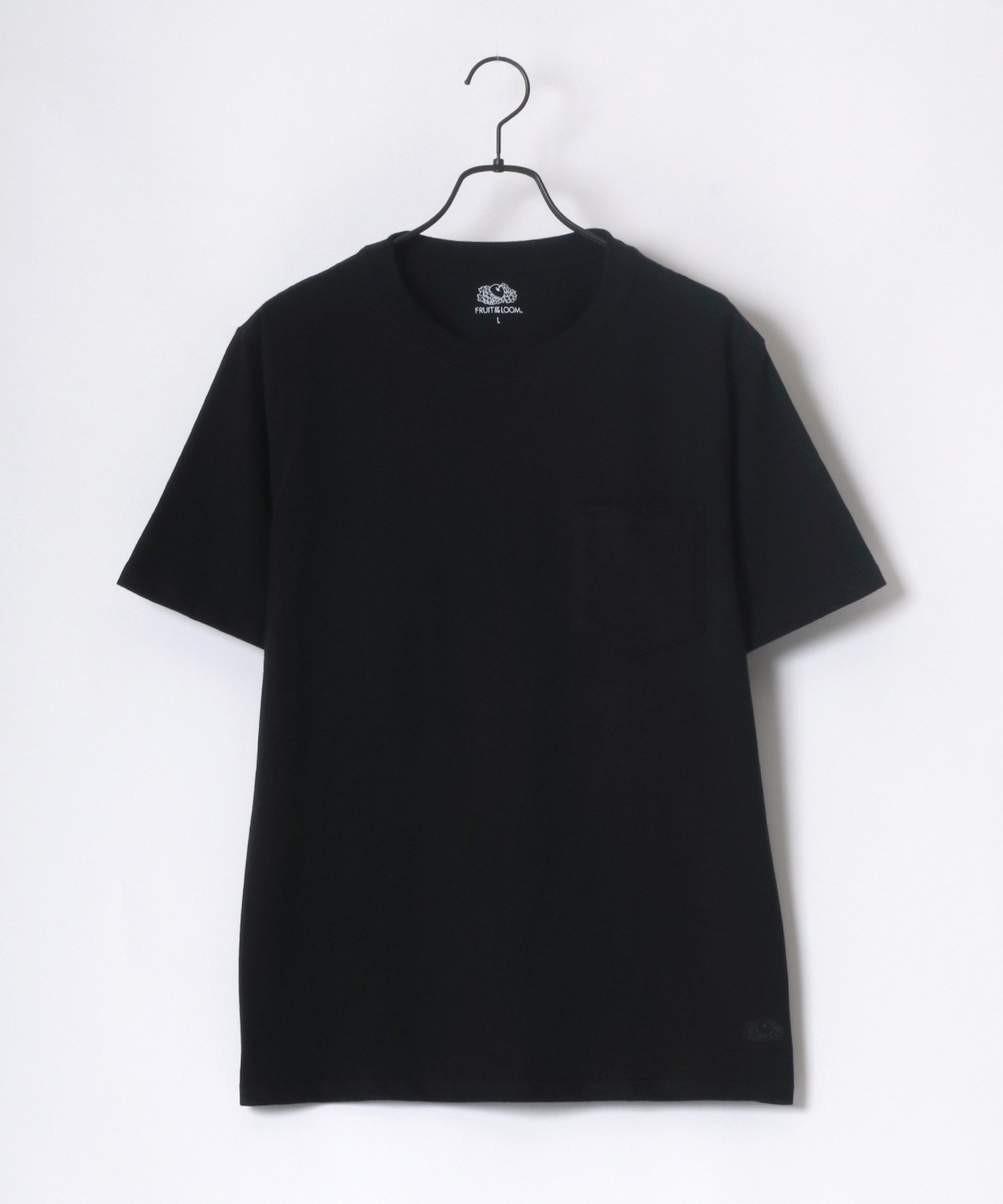 【SALE／10%OFF】FRUIT OF THE LOOM FRUIT OF THE LOOM/(M)ポケット Tシャツ/パックT ラザル トップス カットソー・Tシャツ ブラック ホワイト