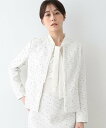 【SALE/60%OFF】INDIVI 春SALE!【日本製/オリジナル素材】ツィードジャケット インディヴィ スーツ・フォーマル セットアップスーツ ホワイト...