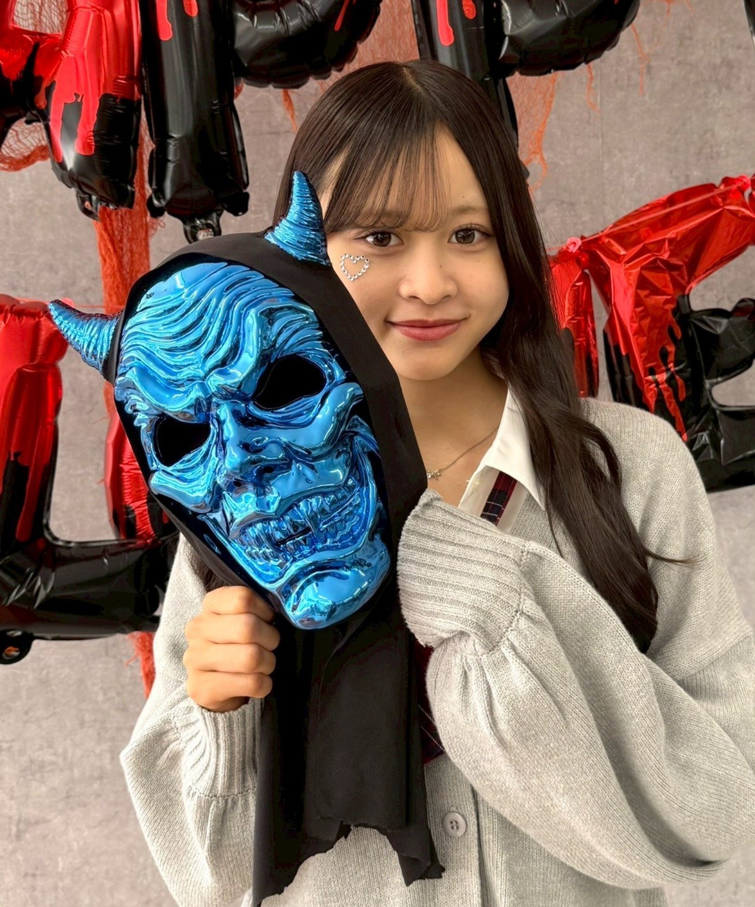 【SALE／57%OFF】WEGO LADY'S ハロウィンフェイスマスク ウィゴー ファッション雑貨 その他のファッション雑貨 シルバー ホワイト レッド ゴールド ブルー