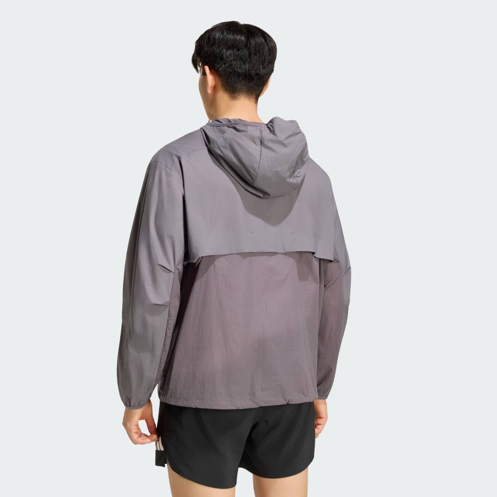 【公式】アディダス adidas 返品可 DAY//O ランニング ジャケット アディダス ジャケット・アウター ブルゾン・ジャンパー グレー