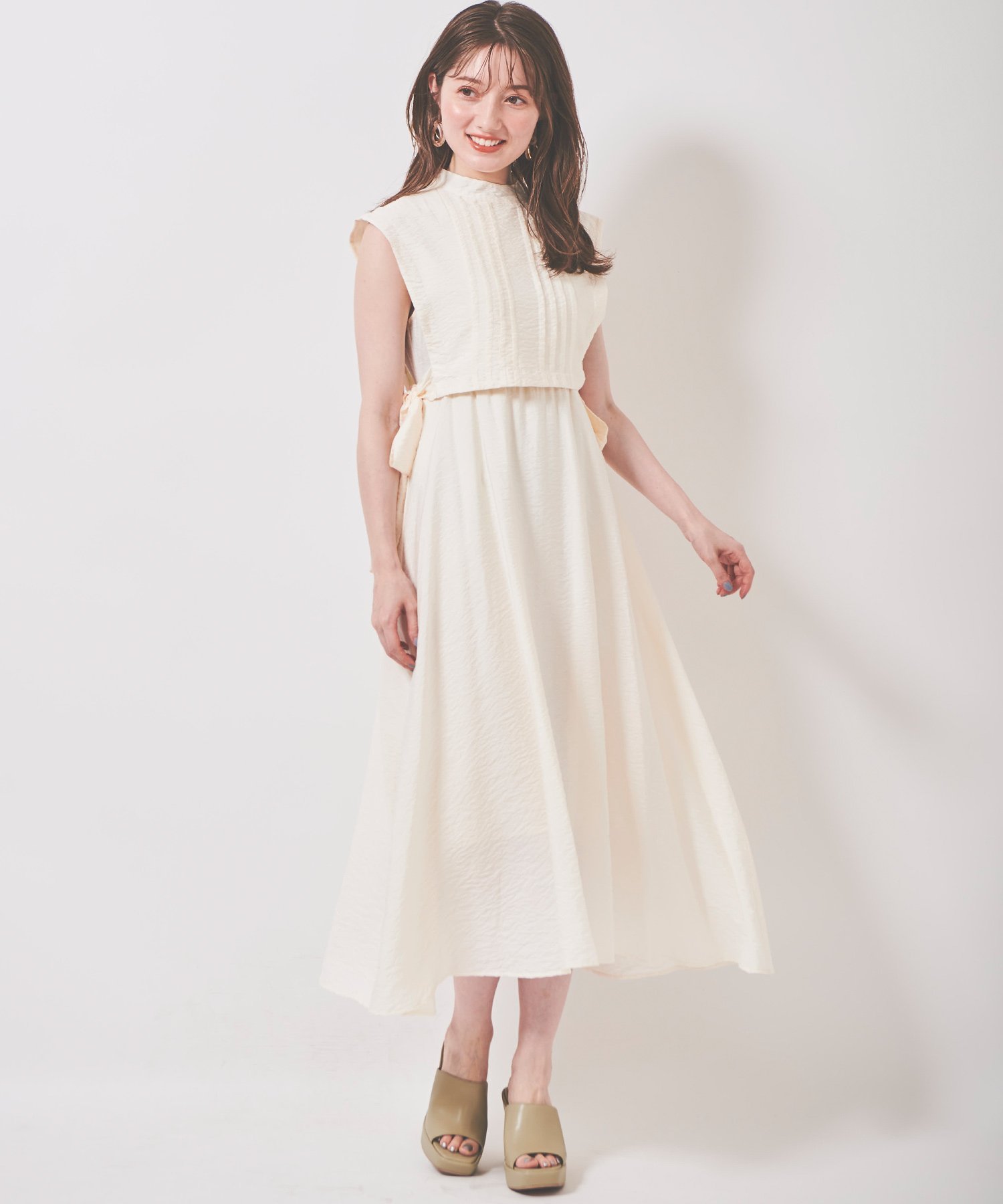 【SALE／70%OFF】31 Sons de mode ベストレイヤードタックワンピース トランテアン ソン ドゥ モード ワンピース・ドレス その他のワンピース・ドレス イエロー ブルー ブラック【送料無料】のサムネイル