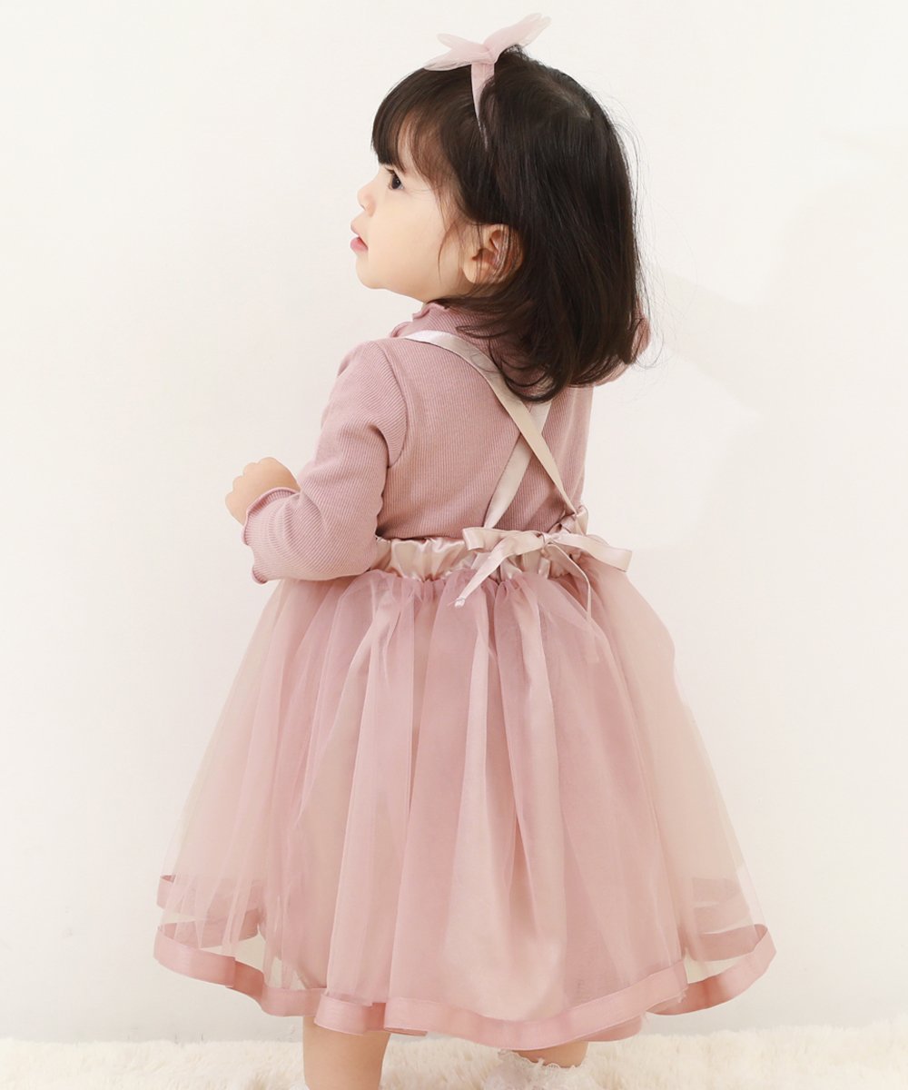 devirock ベビー フォーマルチュニックセット 入学式 卒業式 入園式 卒園式 デビロック ワンピース・ドレス ドレス ピンク ホワイトのサムネイル