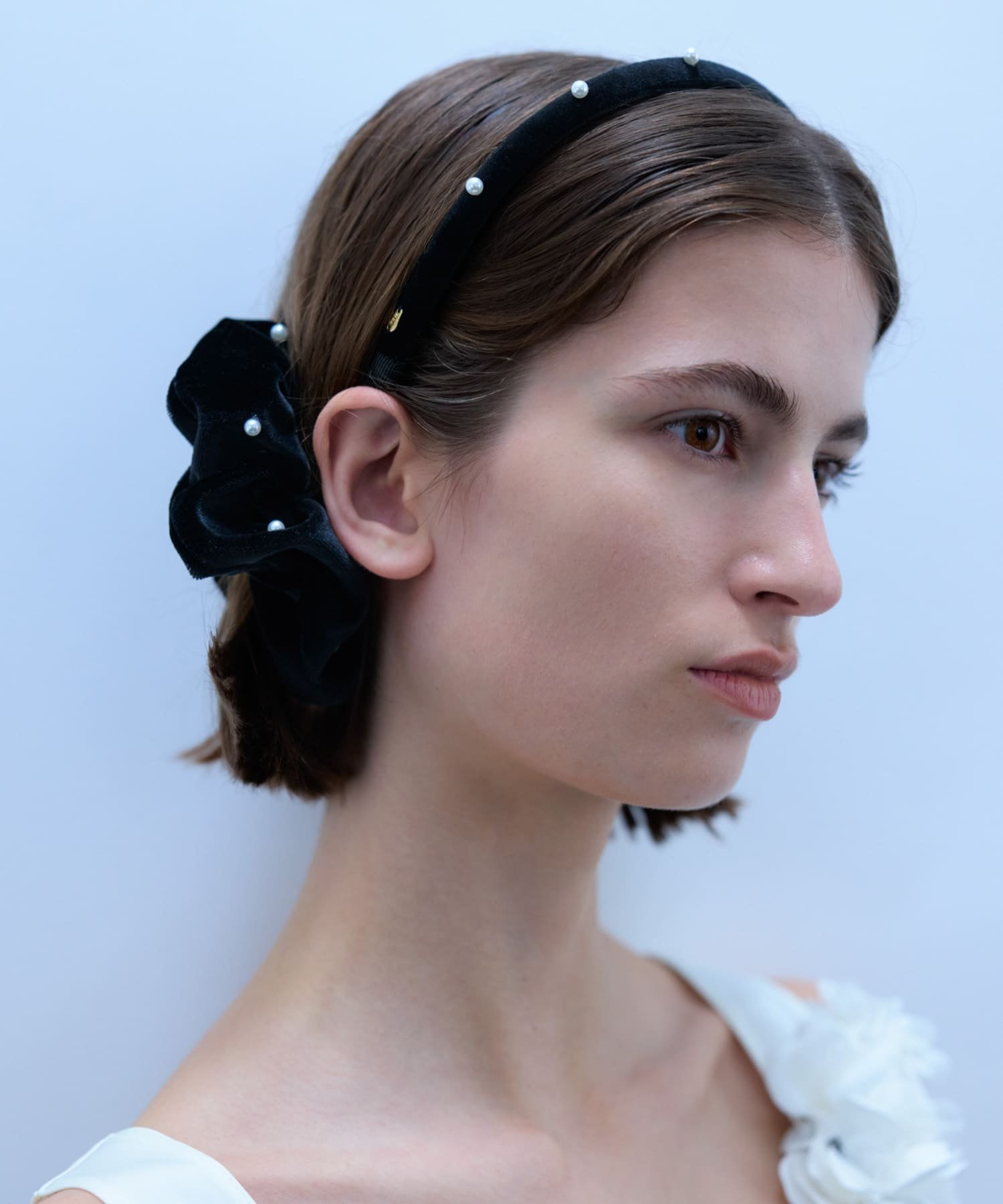 【SALE／10%OFF】URBAN RESEARCH IRIS47 grace headband アーバンリサーチ アクセサリー・腕時計 その他のアクセサリー・腕時計 ブラック【送料無料】