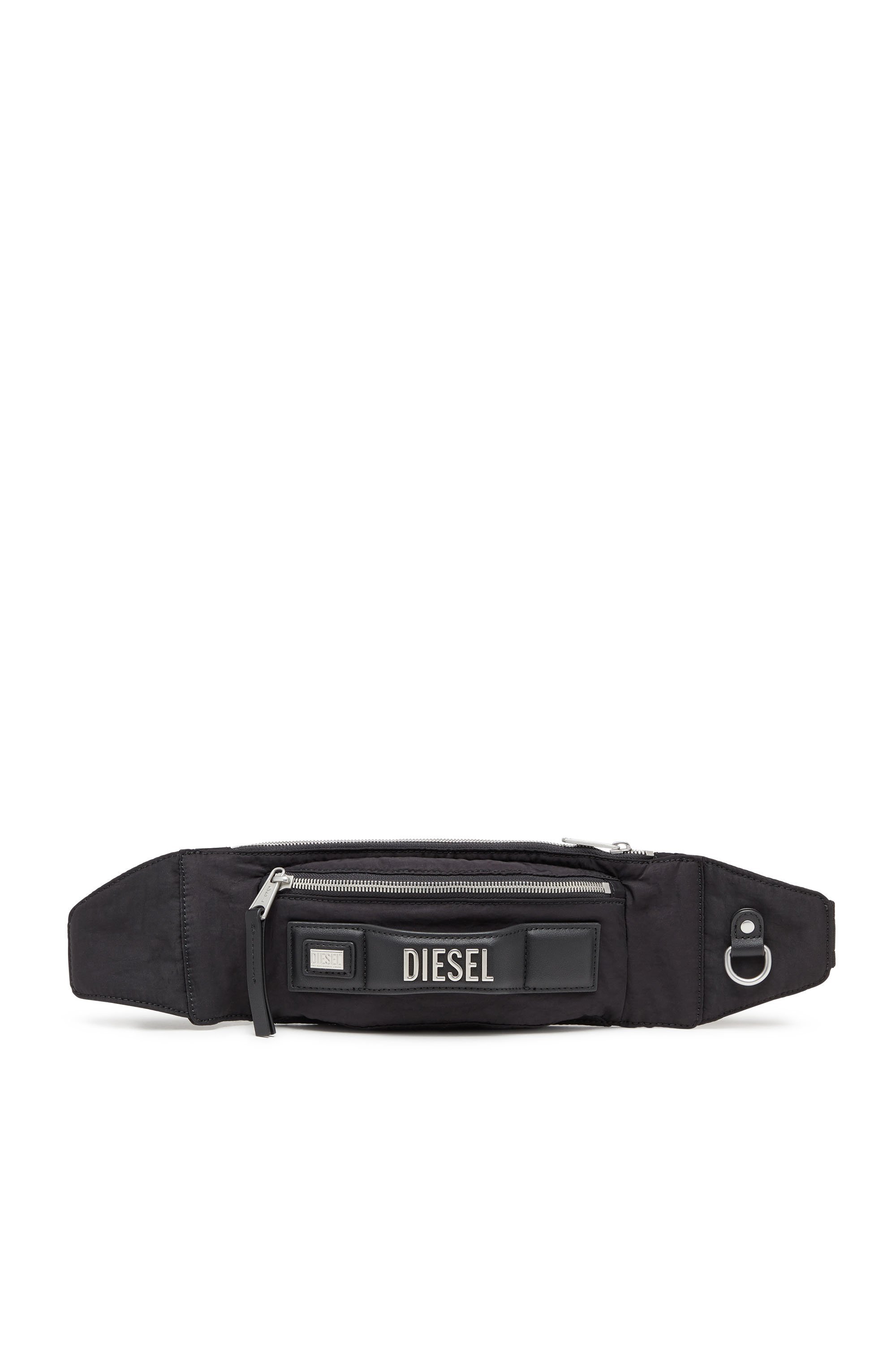 ディーゼル ウエストポーチ メンズ DIESEL レディース ウエストポーチ LOGOS BELT BAG ディーゼル バッグ ボディバッグ・ウエストポーチ ブラック【送料無料】