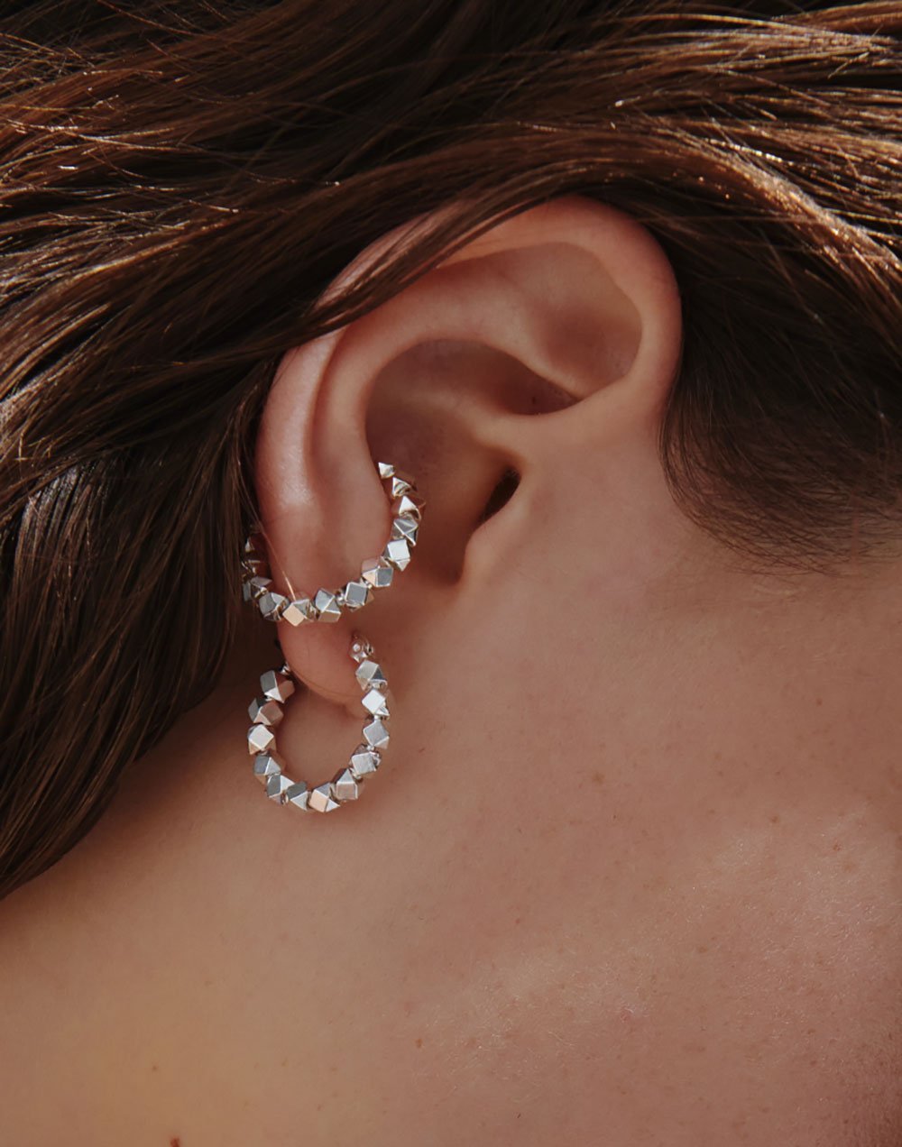 quip queint quip queint/scope earcuff/スコープ イヤーカフ フォブ アクセサリー・腕時計 イヤリング・イヤーカフ シルバー...