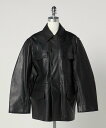 LOEFF <LOEFF>ラムレザー フィールド ジャケット UNISEX ユナイテッドアローズ ジャケット・アウター その他のジャケット・アウター ブラック ...