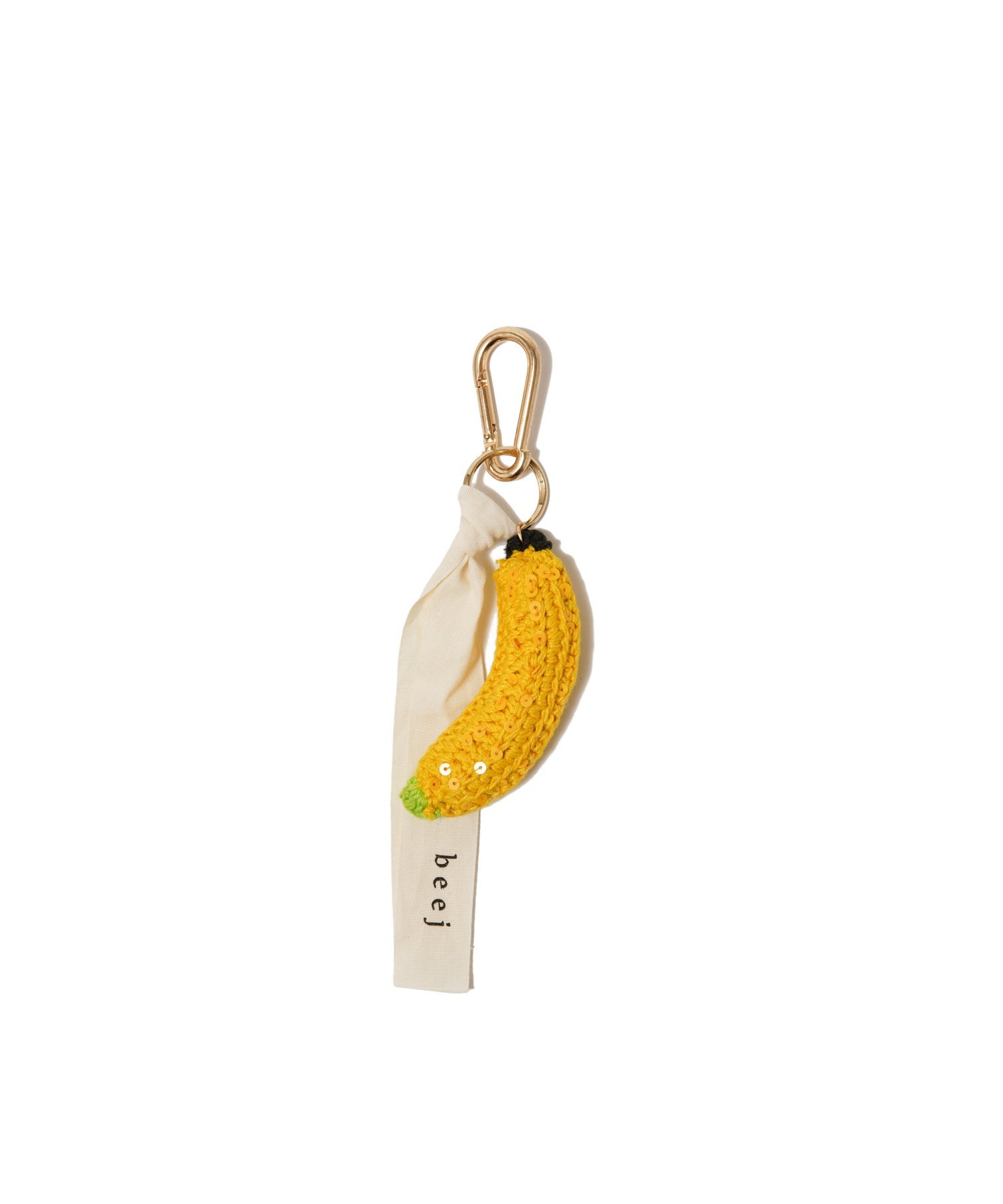 beej beej charm-banana アメリカンラグシー ファッション雑貨 チャーム・キーチェーン イエロー