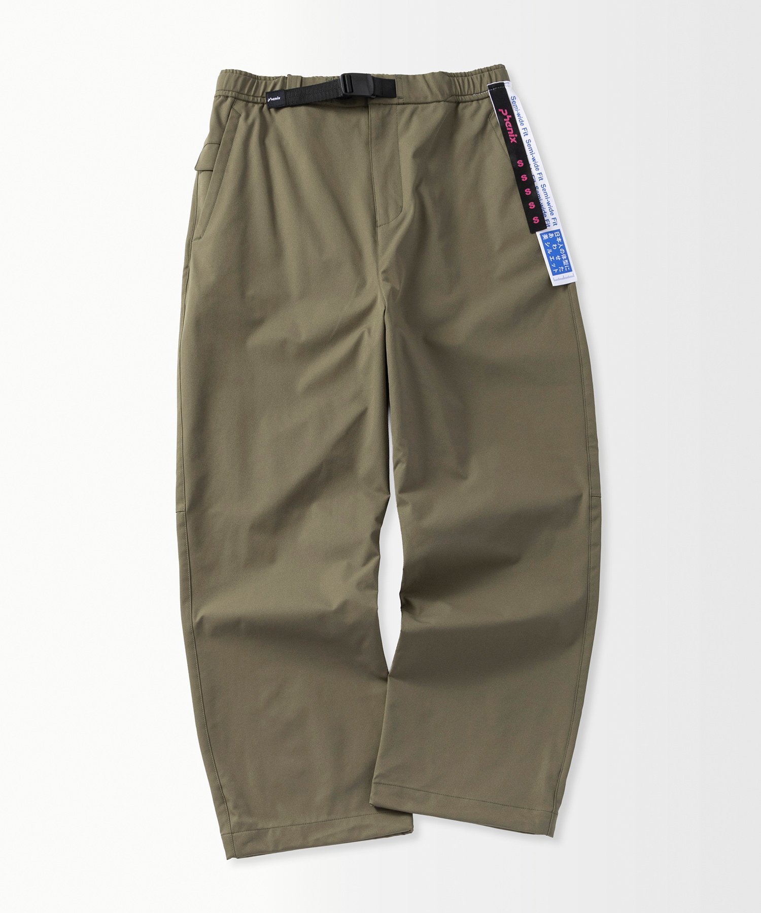 phenix phenix outdoor アラートパンツ セミワイド アウトラスト F2S WOMENS シフォン パンツ その他のパンツ ブラック ベージュ カーキグリーン