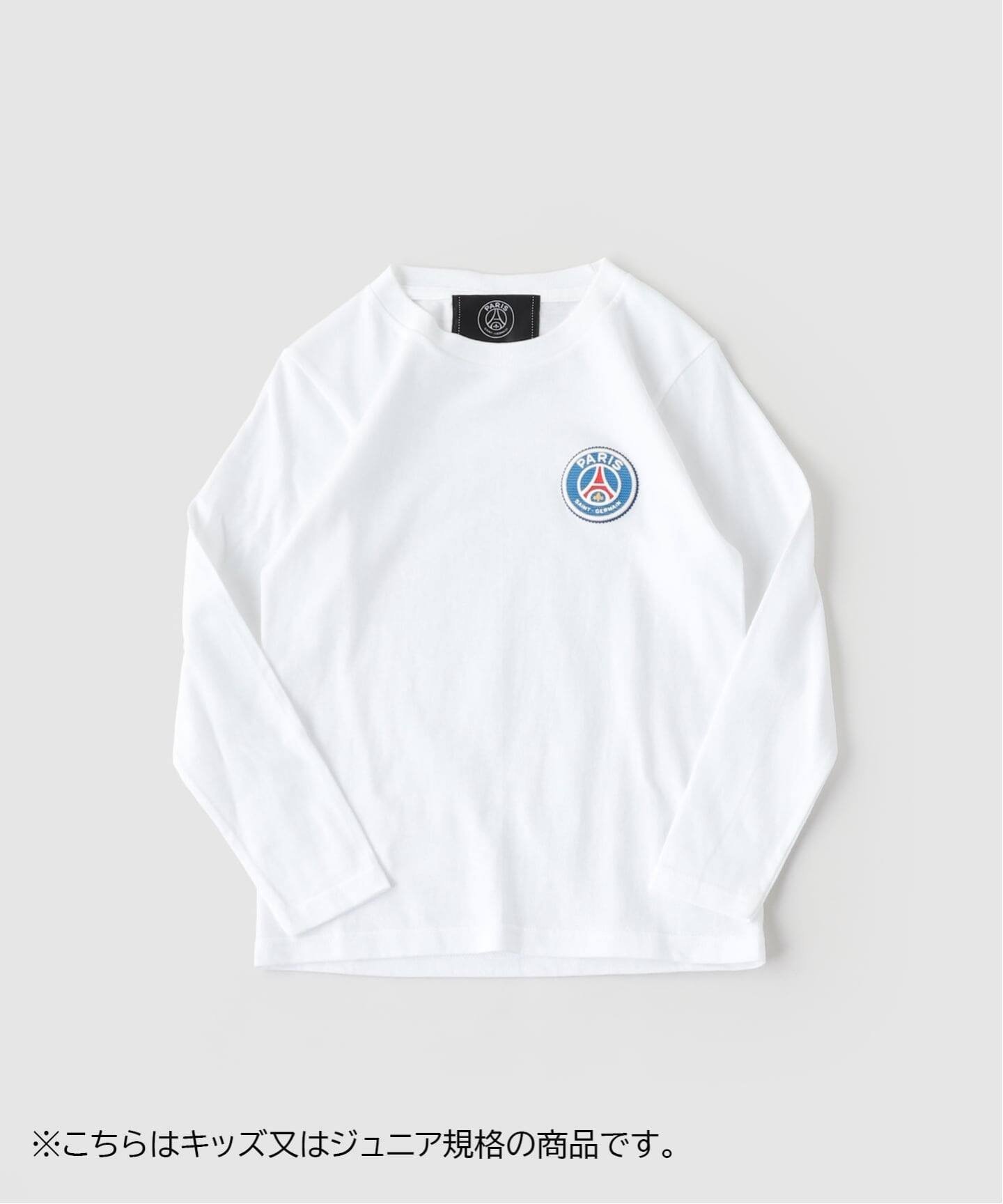 Paris Saint-Germain 【Paris Saint-Germain / パリ・サン=ジェルマン】JP EMBLEM L/S KIDS エディフィス マタニティウェア・ベビー用品 その他のベビーグッズ ホワイト イエロー