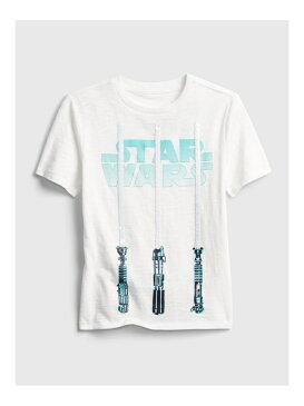 【SALE／50%OFF】GAP (K)Gapkids ｜ Star Wars インタラクティブグラフィックtシャツ ギャップ カットソー キッズカットソー ホワイト ネイビー