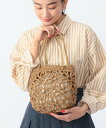 BEAMS HEART WOMEN フラワー ペーパー バッグ ビームス ハート バッグ その他のバッグ グリーン ベージュ ブラウン オレンジ ホワイト ピン...