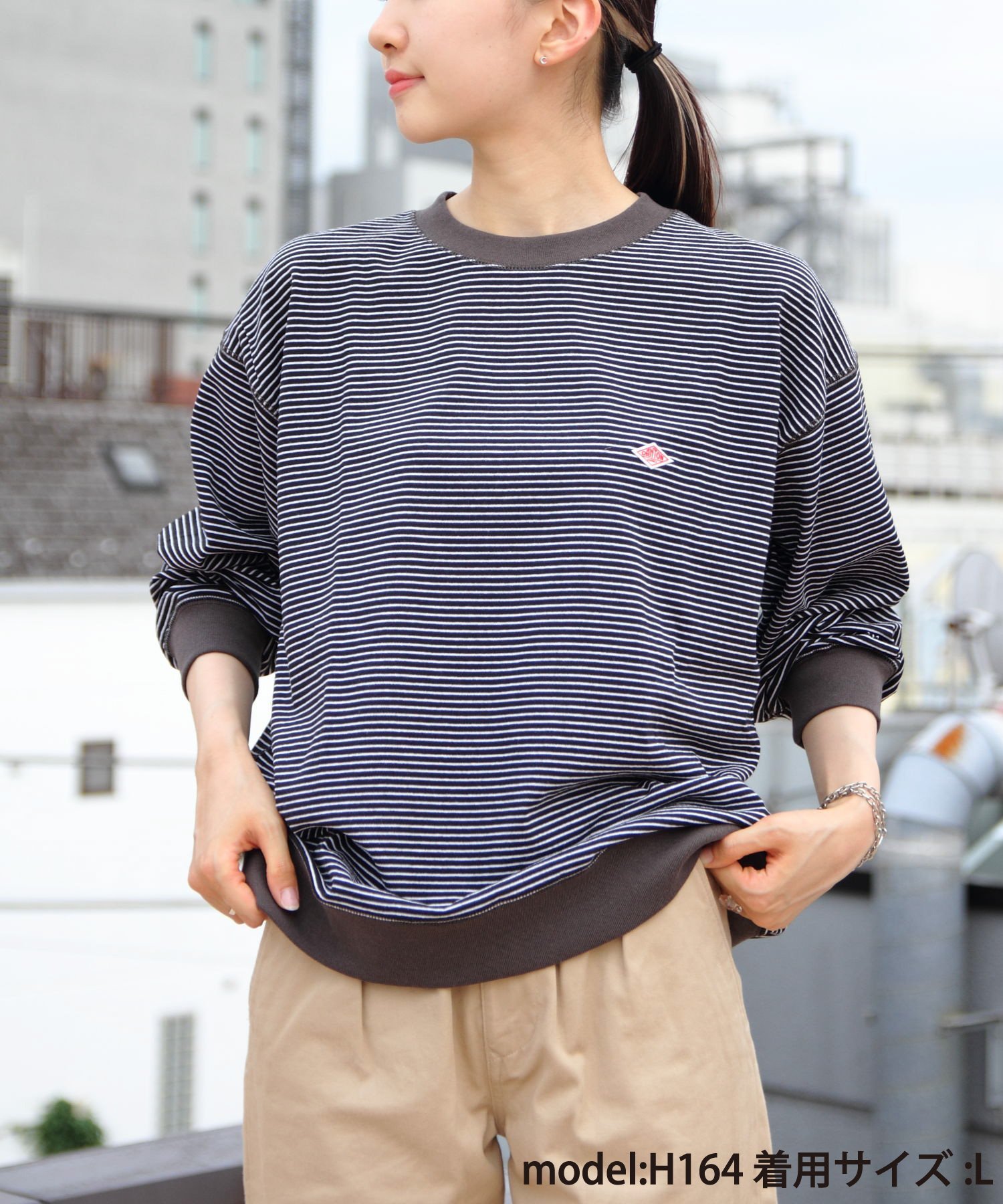 楽天Rakuten FashionDANTON DANTON/（U）SWEAT TEE DT-C0204 ステップス トップス カットソー・Tシャツ ブラック グレー グリーン【送料無料】