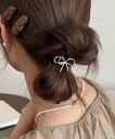 【SALE/30%OFF】pur chouchou pur chouchou/(W)メタル ミニリボン ヘアゴム ミニョントレフル ルームヨンマルサンセレクティ...