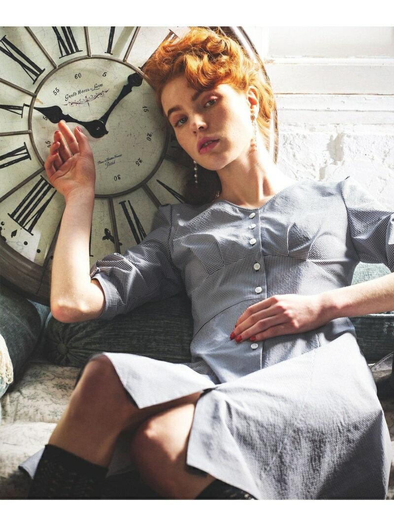 【SALE／60%OFF】TOCCA 【洗える!】FEATHERS ドレス トッカ ワンピース・ドレス シャツワンピース ネイビー ブラック【送料無料】のサムネイル