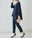 【SALE/3%OFF】Ranan <2点セット>フレアーシルエットジャケットセットアップ ラナン スーツ・フォーマル セットアップスーツ ブラック ネイビー ...