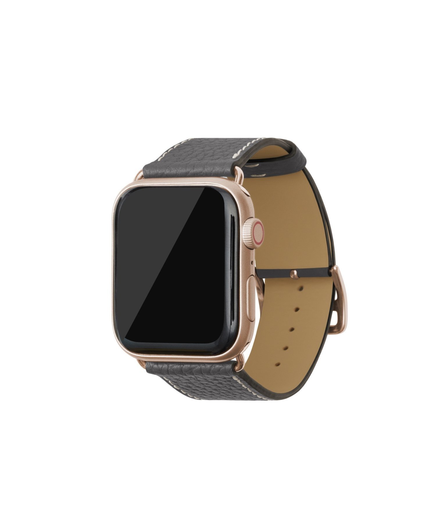 BONAVENTURA Apple Watch レザーバンド【42mm/44mm/45mm/49mm, M/Lサイズ】 (アダプター:ゴールド) ボナベンチュラ アクセサリー・腕時計 その他のアクセサリー・腕時計 グレー【送料無料】