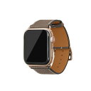 BONAVENTURA Apple Watch レザーバンド【42/44/45/49mm, M/Lサイズ】 (ゴールド) ボナベンチュラ アクセサリー・腕時計 その他のアクセサリー・腕時計 グレー オレンジ ネイビー ブルー ブラック ホワイト【送料無料】