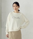 【SALE/10%OFF】COMME CA ISM 刺繍トレーナー コムサイズム トップス スウェット・トレーナー グレー ホワイト【送料無料】