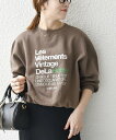 SHIPS any 《予約》【SHIPS any別注】La Hutte:<洗濯機可能>裏起毛 クルーネック スウェット 25AW シップス トップス スウェット・トレーナー ブルー ブラウン ホワイト【送料無料】