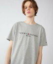 TOMMY HILFIGER (M)TOMMY HILFIGER(トミーヒルフィガー) ベーシックロゴTシャツ トミーヒルフィガー トップス カットソー・Tシャツ グレー ネイビー ブラック ホワイト【送料無料】