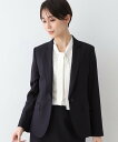 【SALE/60%OFF】INDIVI 春SALE!【日本製/インポート素材】ウールストレッチ テーラードカラージャケット インディヴィ スーツ・フォーマル セ...
