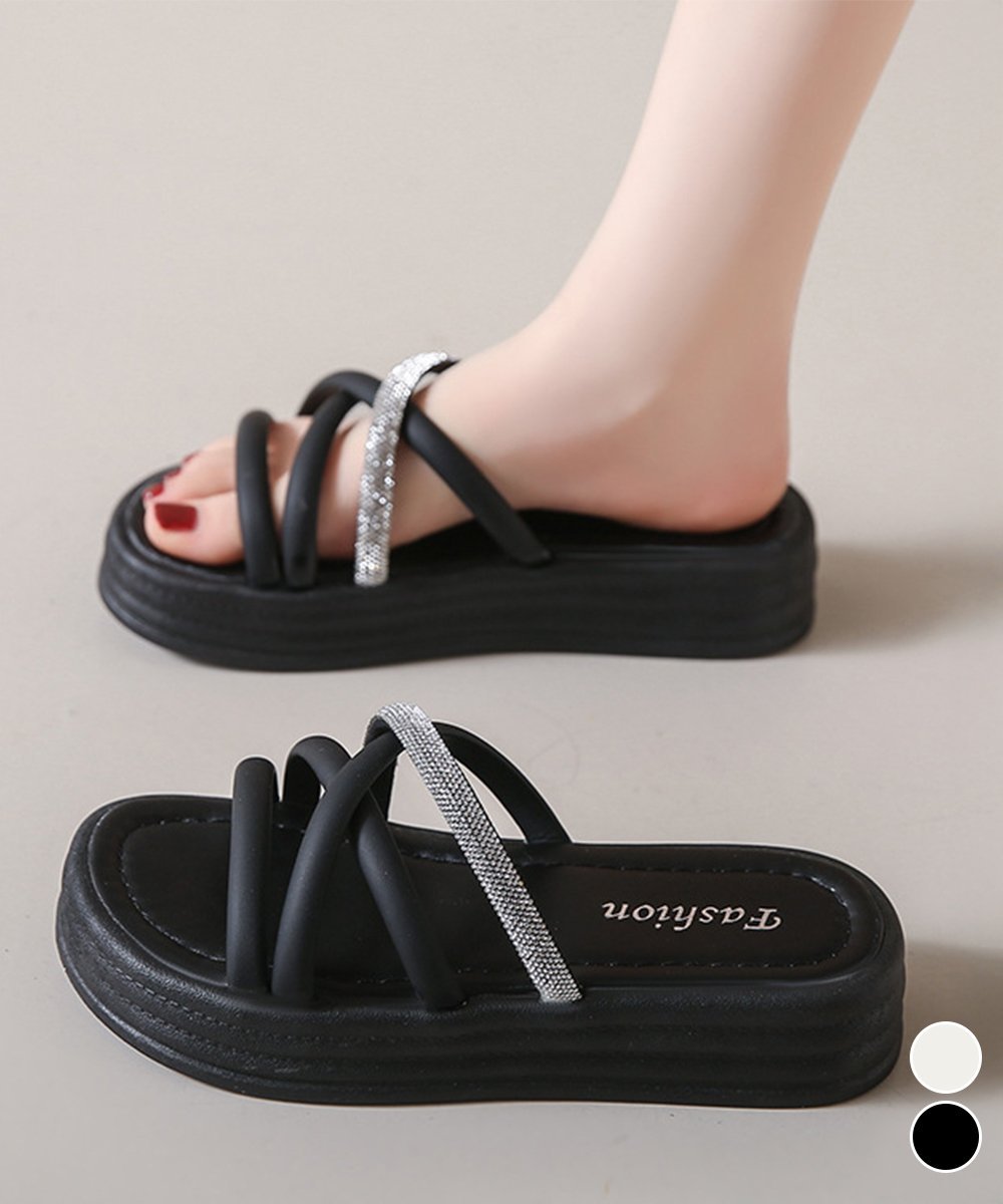 【SALE／50%OFF】miniministore ストラップサンダル レディース 厚底 夏 ミニミニ...