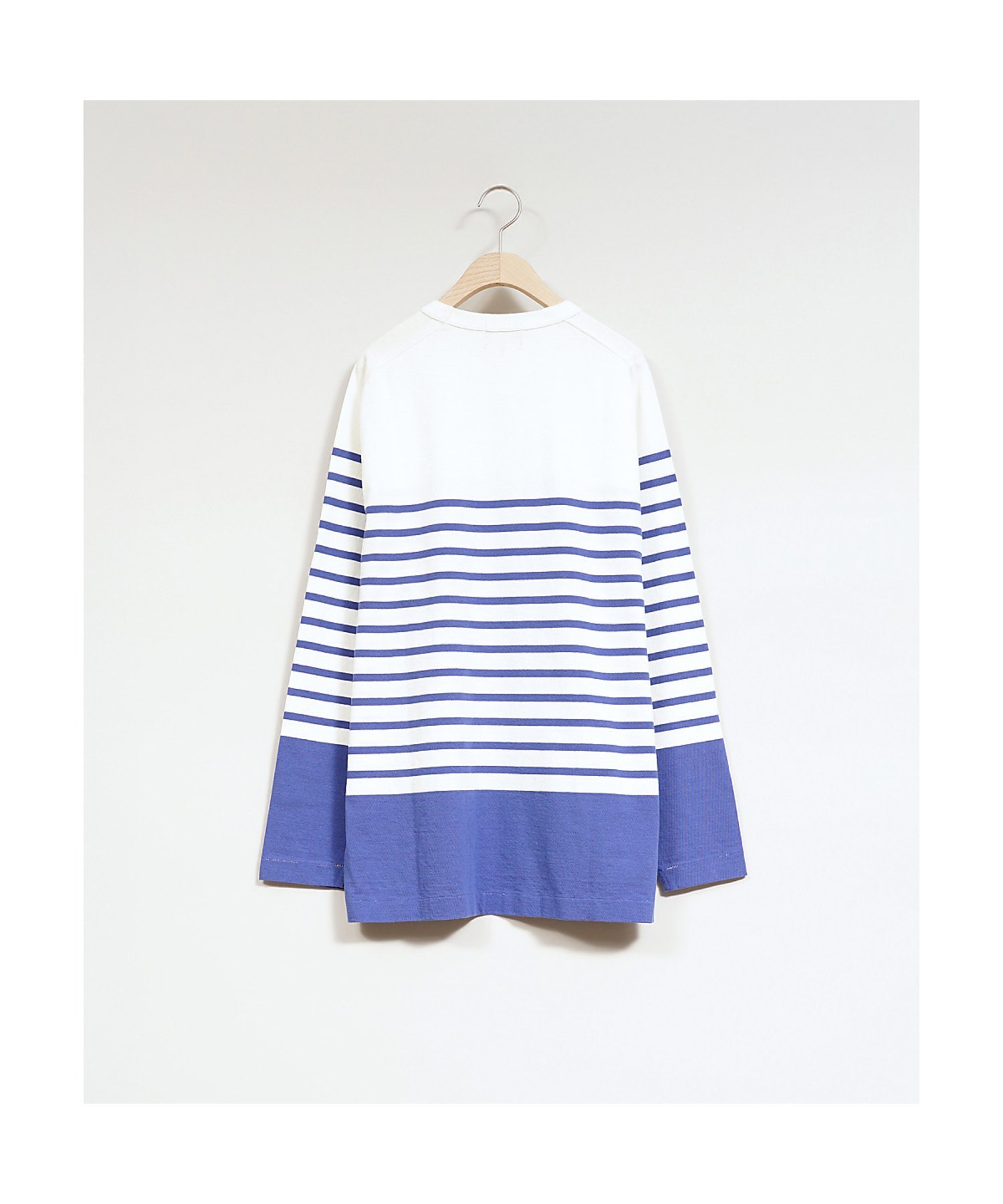 【SALE／40%OFF】Nigel Cabourn 【公式】WOMAN / 5.6oz ロングスリーブ ボーダー / 5.6oz L ナイジェル・ケーボン トップス カットソー・Tシャツ ホワイト【送料無料】