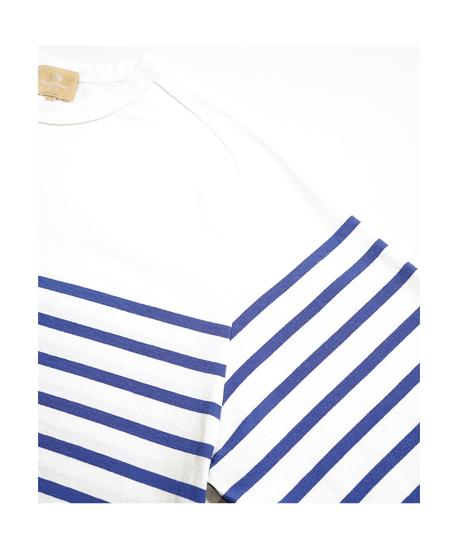 【SALE／40%OFF】Nigel Cabourn 【公式】WOMAN / 5.6oz ロングスリーブ ボーダー / 5.6oz L ナイジェル・ケーボン トップス カットソー・Tシャツ ホワイト【送料無料】