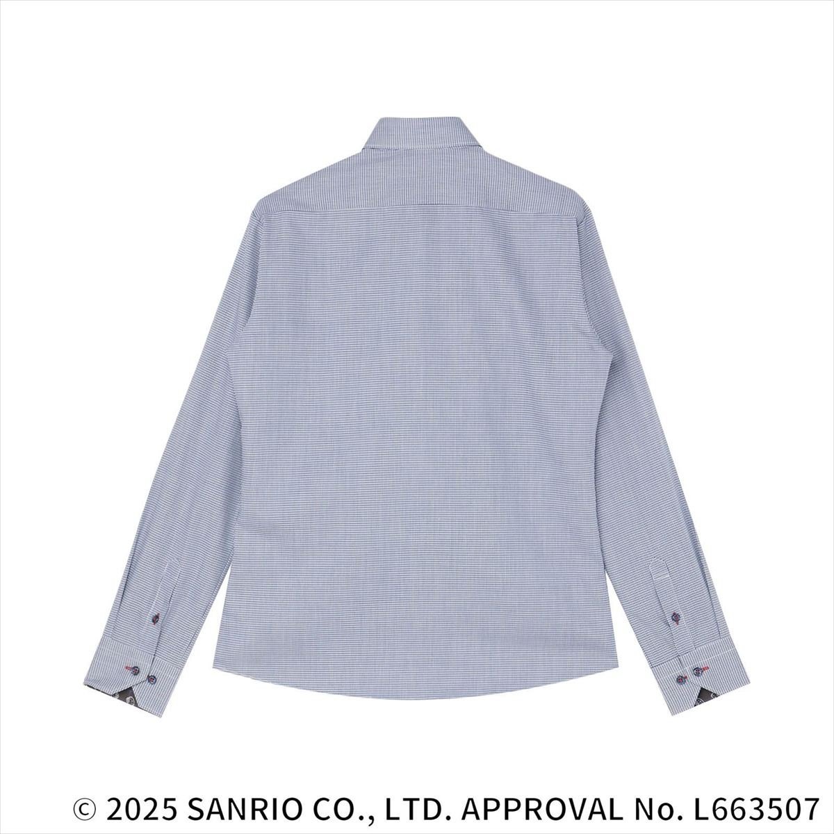 【HELLO KITTY×TOKYO SHIRTS】 ワイド 長袖 形態安定 レディースシャツ BL01J500AB14W1K-17 トーキョーシャツ スーツ・フォーマル Yシャツ・カッターシャツ ネイビー