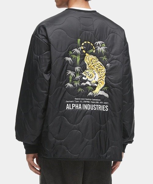 SELECT BRANDS ALPHA/アルファ UNFRM TIGER LINER JACKET(MENS) ジャックローズ ジャケット・アウター ブルゾン・ジャンパー グリーン ブラック【送料無料】
