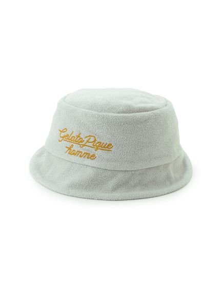 gelato pique 【HOMME】【接触冷感】【UVカット】パイルワンポイントロゴ刺繍ハット ジェラートピケ インナー・ルームウェア その他のインナー・ルームウェア ネイビー ベージュ【送料無料】
