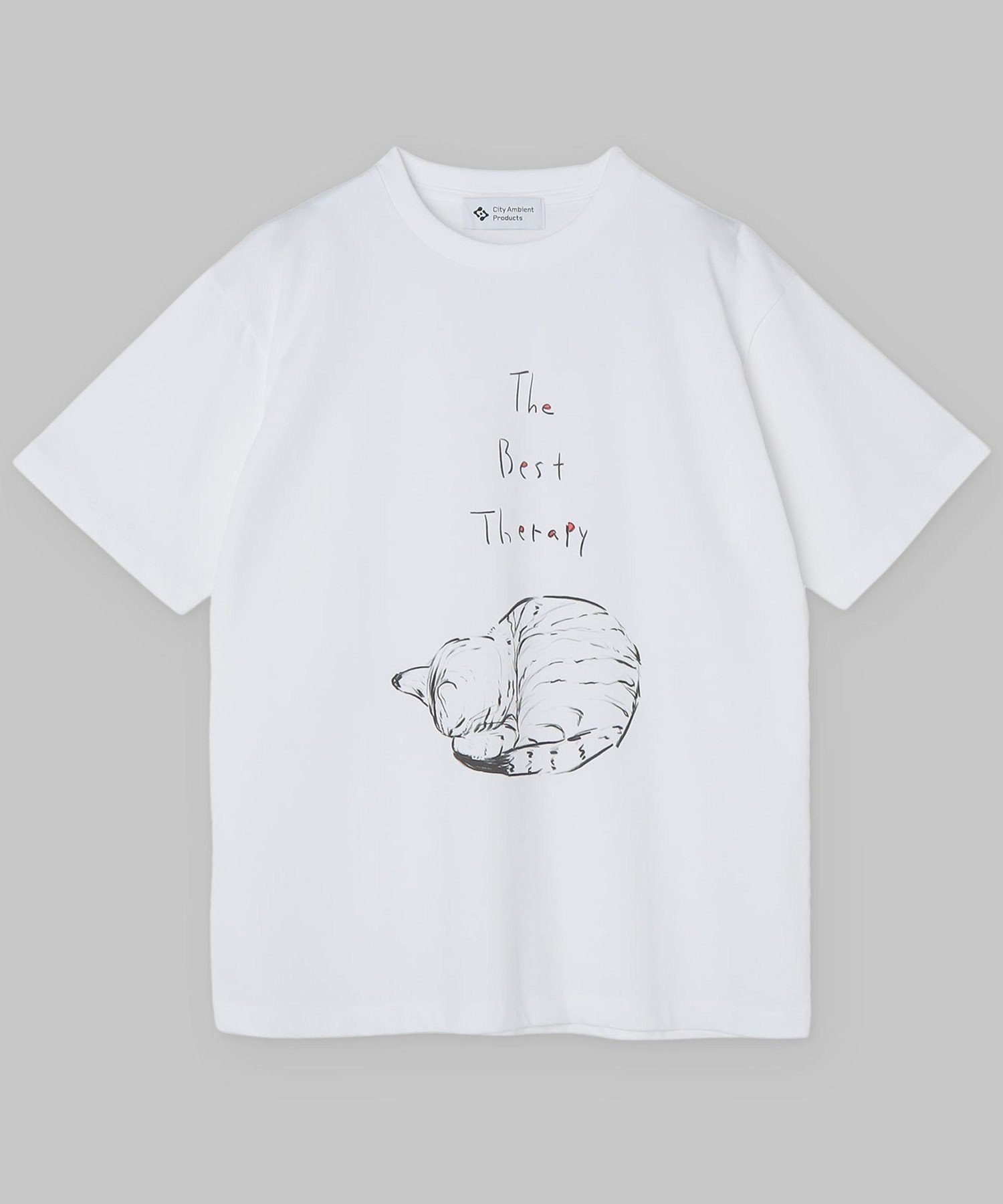 MEN 【City Ambient Products別注】佐伯 ゆう子: アート Tシャツ シップス トップス カットソー・Tシャツ ホワイト