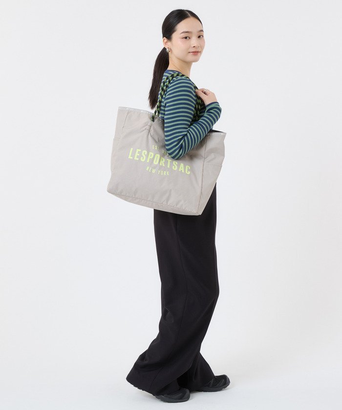 【公式】レスポートサック トートバッグ 1113LE19 LeSportsac レスポートサック バッグ トートバッグ グレー