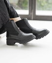 【SALE/50%OFF】mysty woman フロントZIPアツゾコブーツ ミスティウーマン シューズ・靴 ブーツ ブラウン ブラック【送料無料】