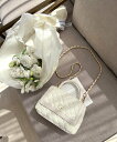 【SALE/26%OFF】ROYAL PARTY ツイードキルティングチェーンハンドルBAG ロイヤルパーティー バッグ ハンドバッグ ブルー ブラック ホワイ...