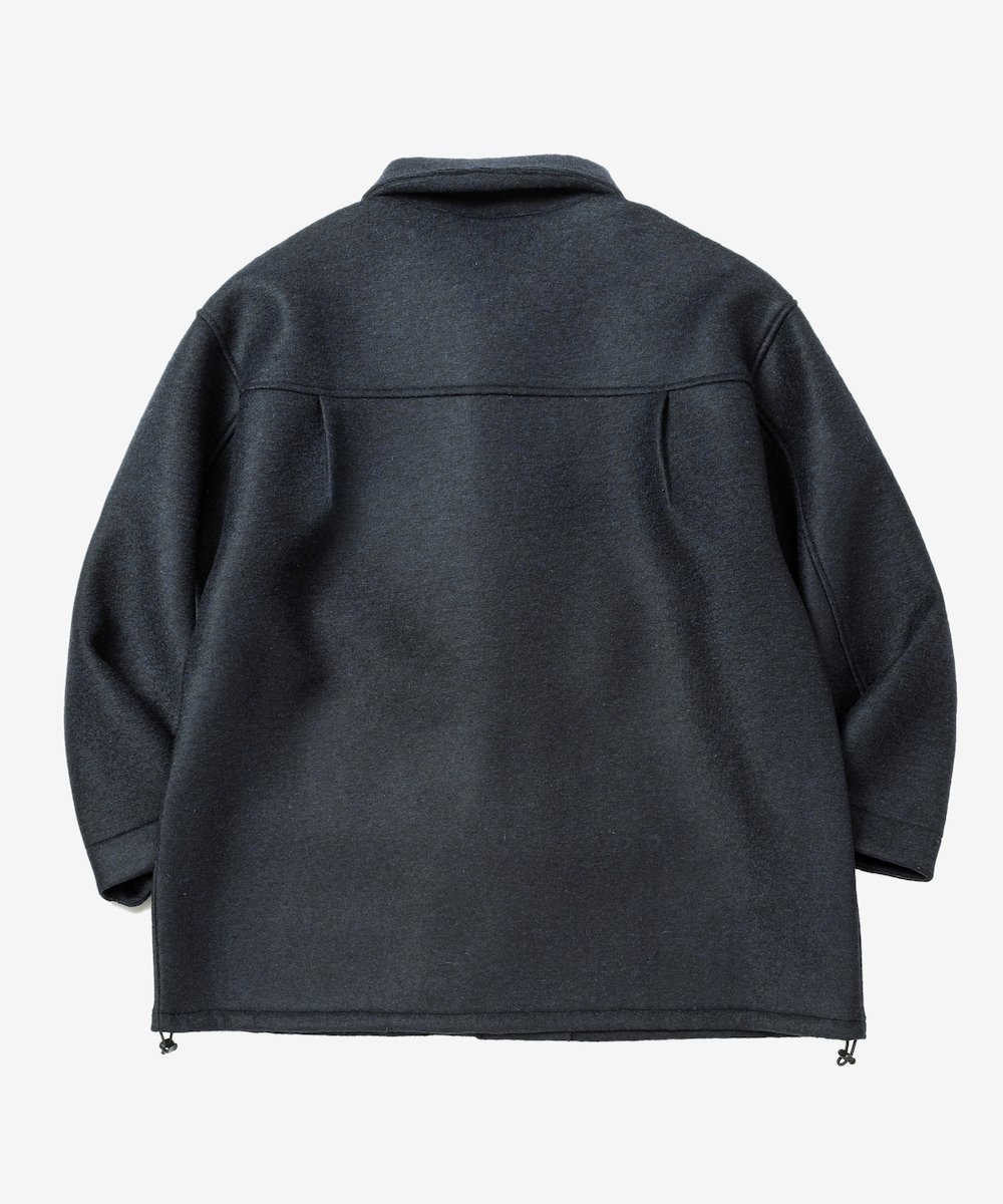 rehacer rehacer/(M)Wool Bonding Coach Jacket レアセル ジャケット・アウター その他のジャケット・アウター ブラック グレー【送料無料】
