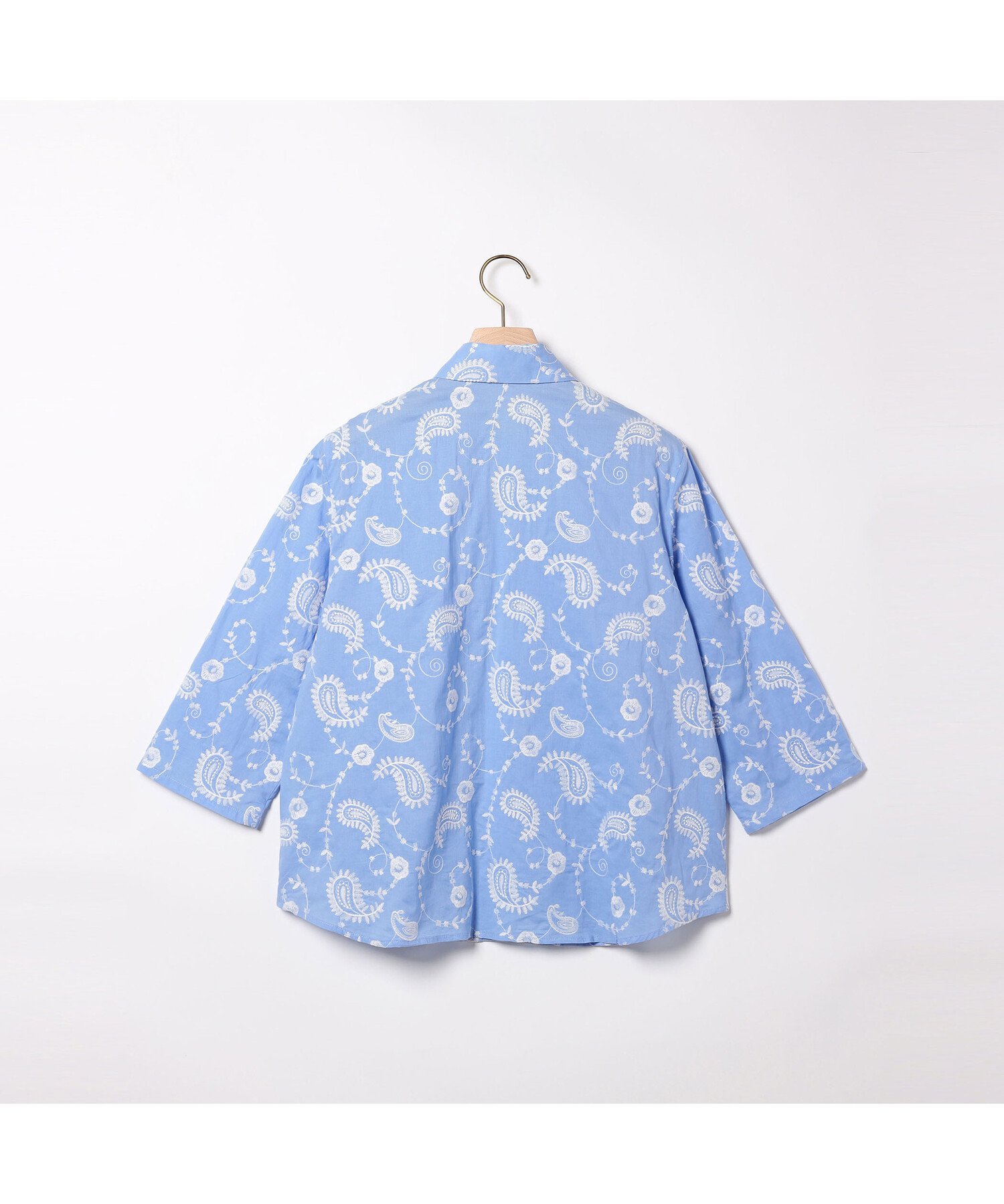 SCAPA エンブロペーズリーブラウス スキャパ トップス シャツ・ブラウス