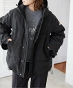 SLOBE IENA 《予約》DANTON/ダントン POLYESTER DOWN DT-A0008 スローブ イエナ ジャケット・アウター ダウンジャケット・ダウンベスト ブラック ブラウン ベージュ【送料無料】