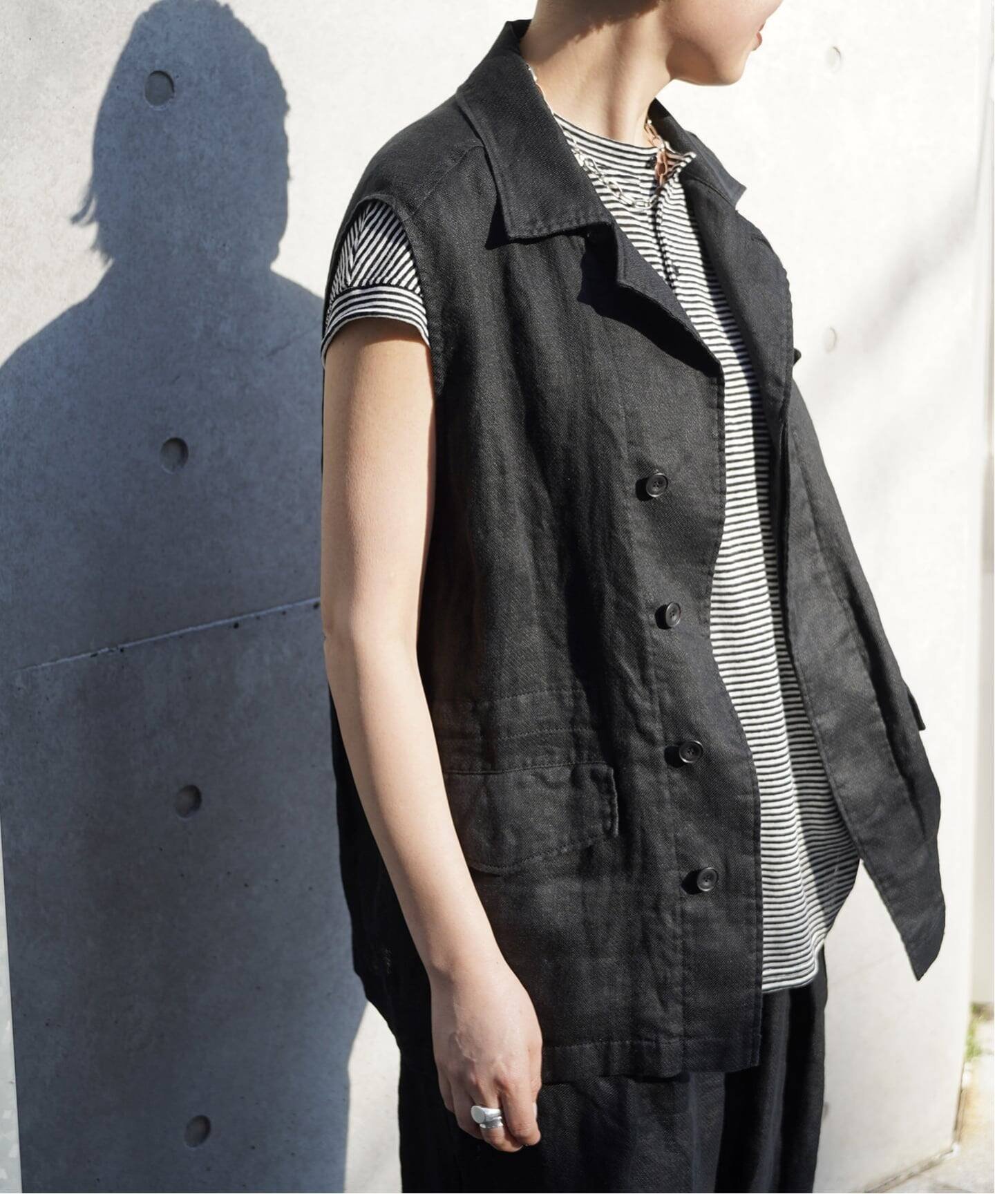 journal standard luxe Ma`r 039 s VT ジャーナルスタンダード ラックス ジャケット アウター その他のジャケット アウター ブラック ブラウン【送料無料】