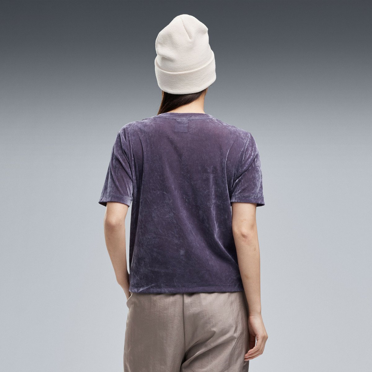 ウィメンズ ESS エレベーテッド ベロア メッシュ 半袖 Tシャツ ESS ELEVATED VELOUR SS TEE プーマ トップス カットソー・Tシャツ