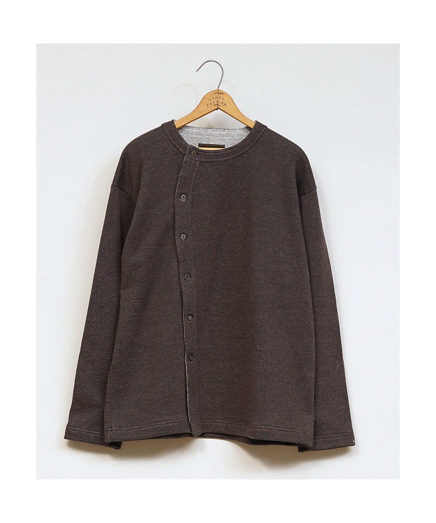 Nigel Cabourn MAN / ブラックスミスカーディガン ナイジェル・ケーボン トップス カットソー・Tシャツ グレー ホワイト【送料無料】