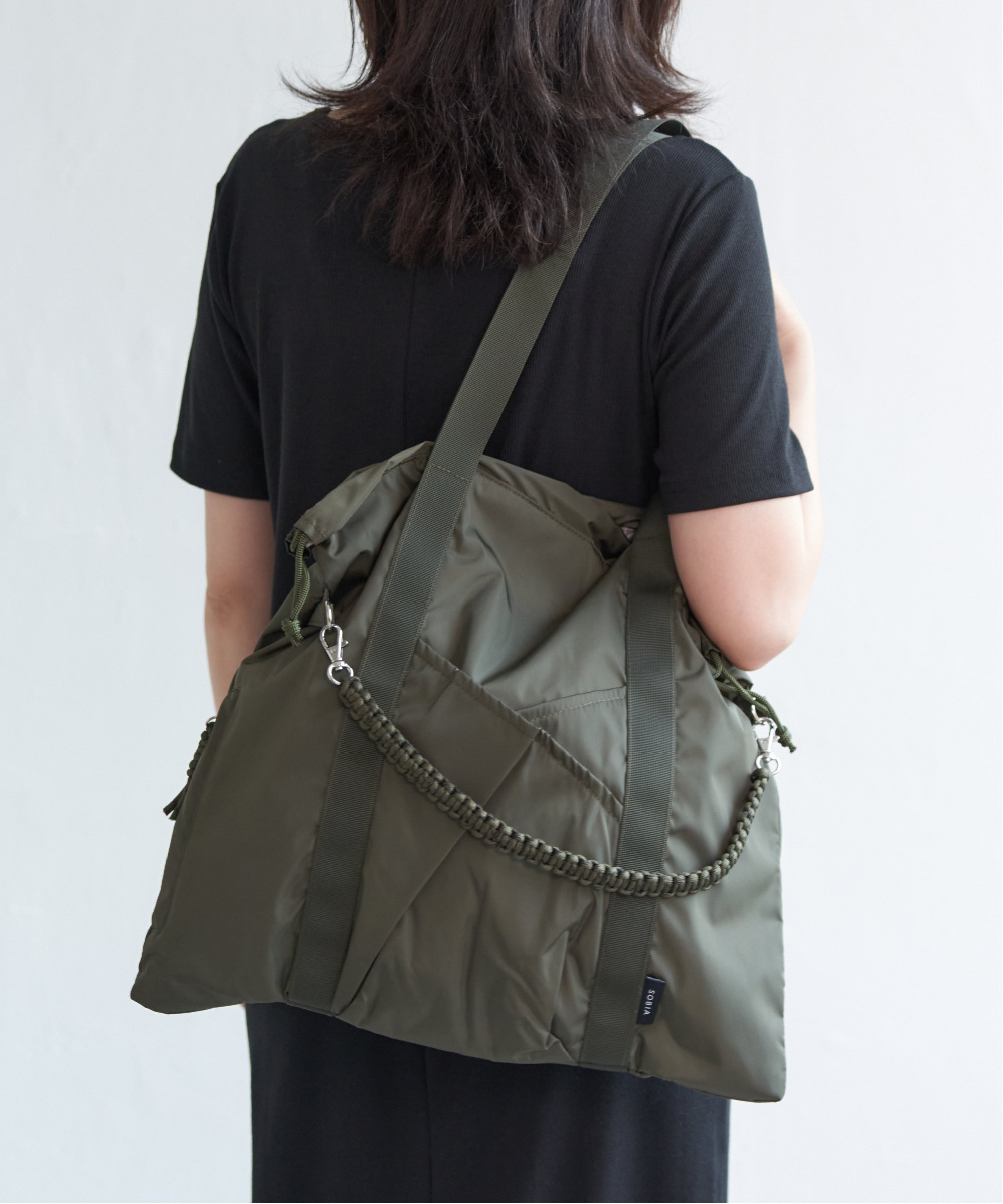 楽天Rakuten Fashion【SALE／10％OFF】VENCE share style Ladys コード編み巾着ポケットトートバッグ ヴァンス エクスチェンジ 帽子 その他の帽子 ベージュ グリーン ブラック【送料無料】