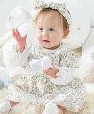 【SALE/10%OFF】Tartine et Chocolat 【お揃い】すみれ花プリントはしごレースブルマ付きワンピースベビー(70~90cm) ベベ オン...