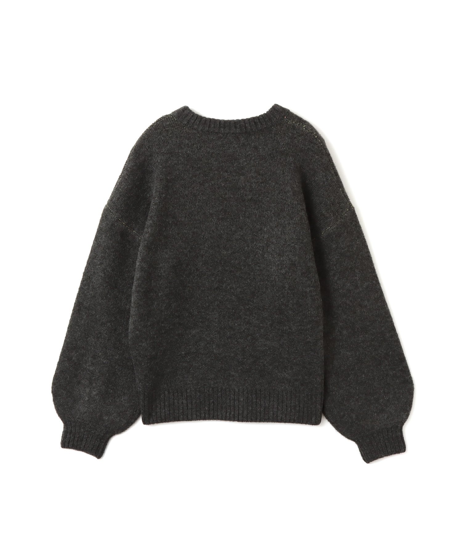 atmos pink atmos pink Logo Crew Knit Tops BLACK アトモス トップス ニット ブラック