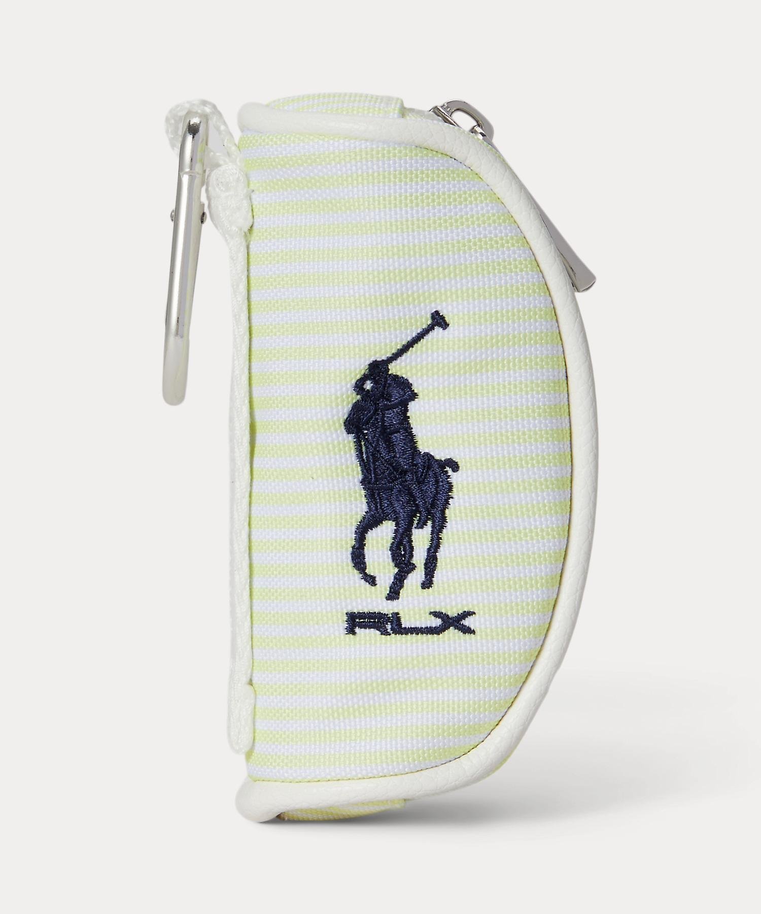 POLO GOLF/RLX Golf (RLX)Big Pony ストライプド ゴルフ ボール ポーチ ラルフローレン 財布・ポーチ・ケース ポーチ グリーン【送料無料】