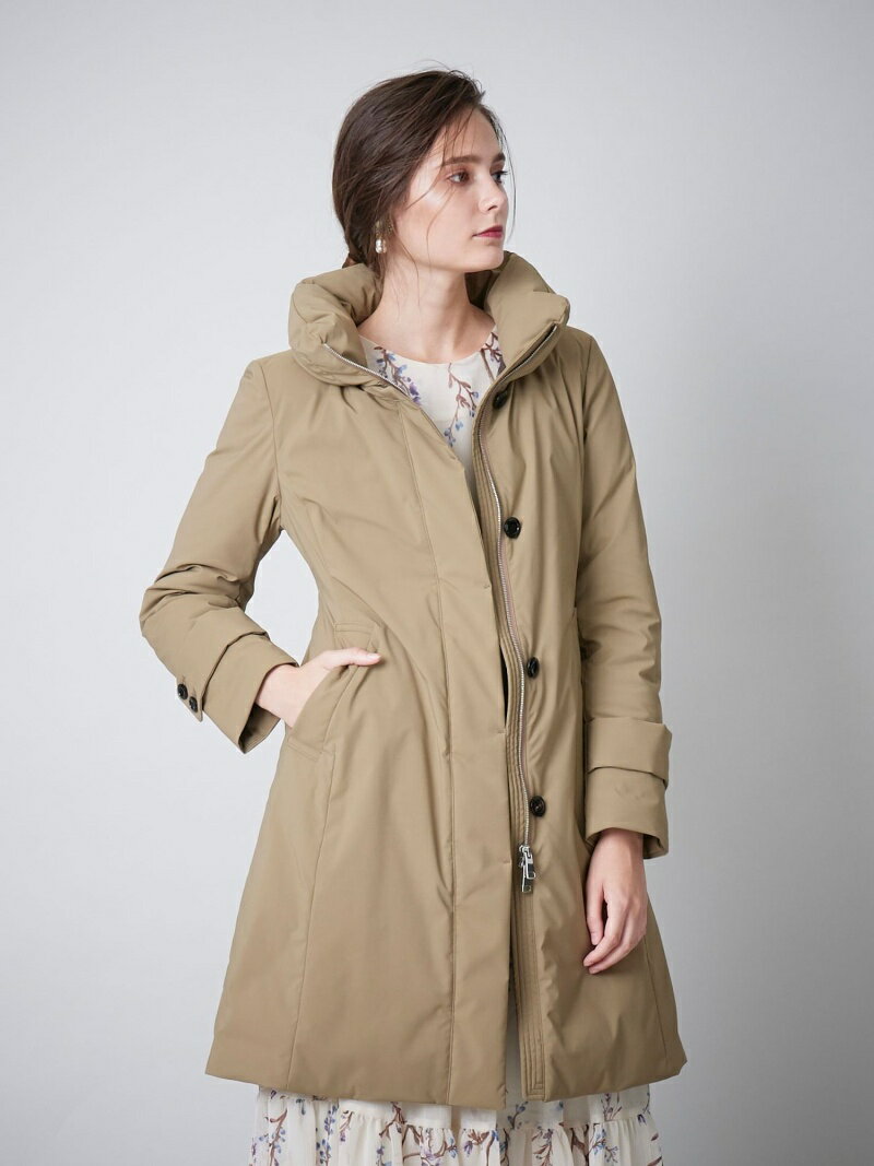 【SALE／56%OFF】SANYOCOAT ＜京鴨ダウン＞スタンドカラーダウンコート サンヨーコート ジャケット・アウター その他のジャケット・アウター ベージュ ブラック カーキ【送料無料】のサムネイル
