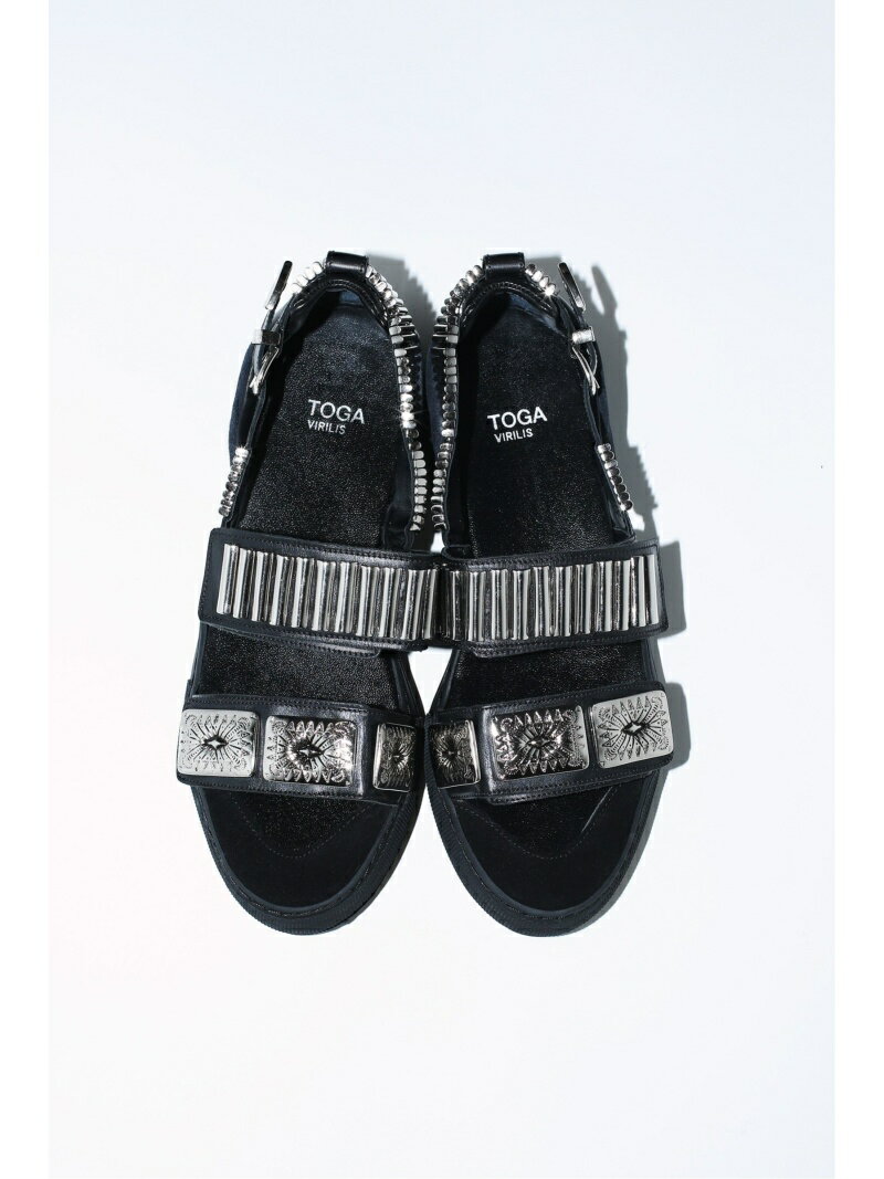 TOGA VIRILIS Metal sneaker sandals トーガ シューズ・靴 サンダル ブラック ホワイト【送料無料】