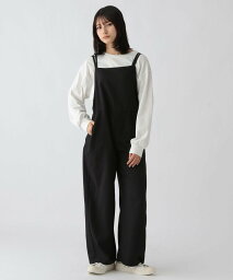 【SALE／28%OFF】GLOBAL WORK サロペット/AND YUA ANY/989552 グローバルワーク パンツ その他のパンツ ブラック グレー