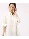 【SALE/60%OFF】AZUL by moussy 切リ替えビッグシャツ アズールバイマウジー シャツ/ブラウス【RBA_S】【RBA_E】