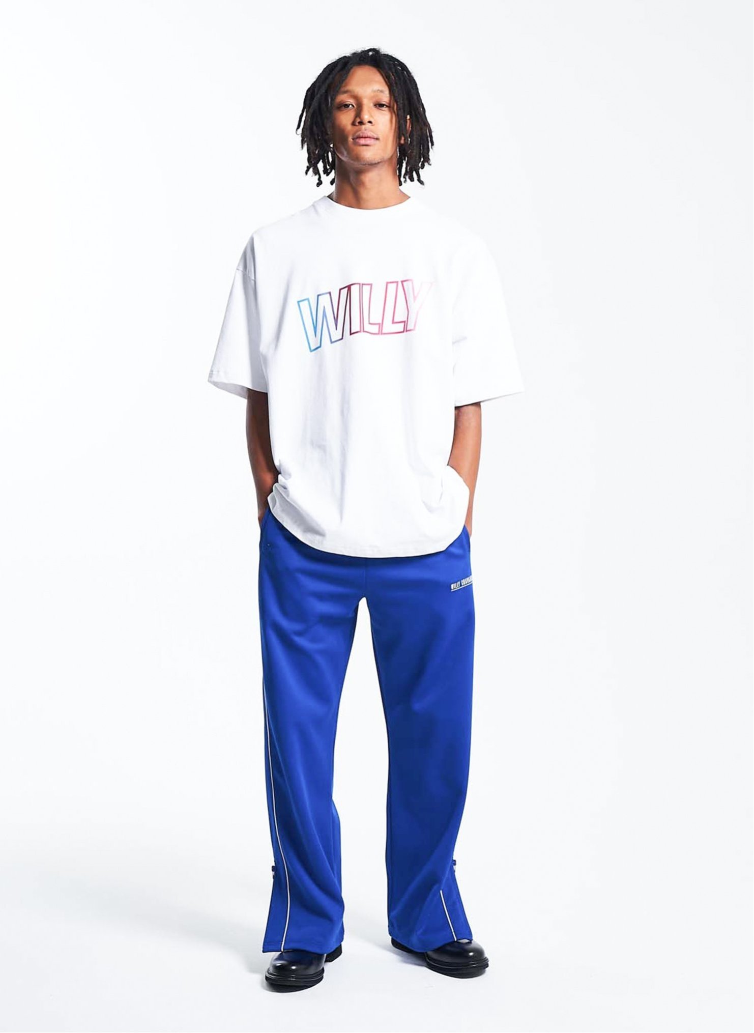 【SALE／30%OFF】WILLY CHAVARRIA WILLY GRADIENT LOGO ウィリーチャバリア トップス カットソー・Tシャツ ホワイト【送料無料】